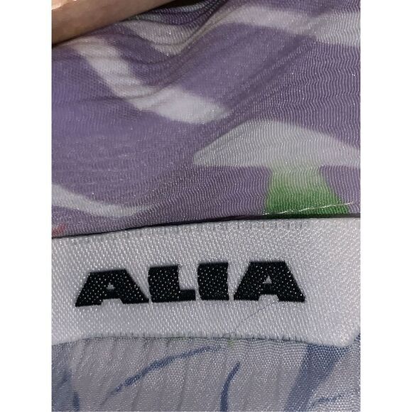 Vintage ALIA Pastel Hawaiian button down top size 18 - Picture 11 of 12